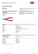 PRECYZYJNE SZCZYPCE DO PIERŚCIENI WEW.PROSTE 140MM KNIPEX
