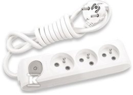 PRZEDŁ.3GN Z/U WYŁ. PRZ.STYK. 3M BIAŁ PANASONIC