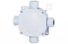 PUSZ.HERMETYK 27P 144X67X132 IP67 SZARA F-ELEKTRO