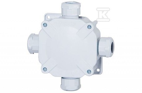 PUSZ.HERMETYK 27P 144X67X132 IP67 SZARA F-ELEKTRO