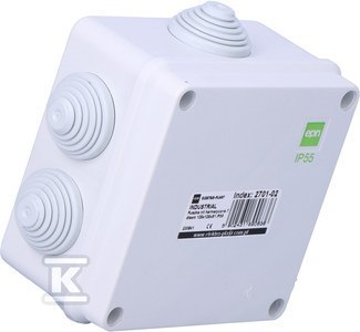 PUSZ.N/T 129X129X61 DŁ.7 IP55 INDUSTR. ELEKTRO-PLAST NASIELSK