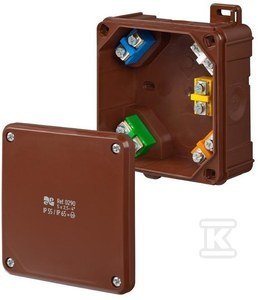 PUSZ.N/T IP55/65 WKŁAD 98X98X46 2K BRĄ ELEKTRO-PLAST NASIELSK