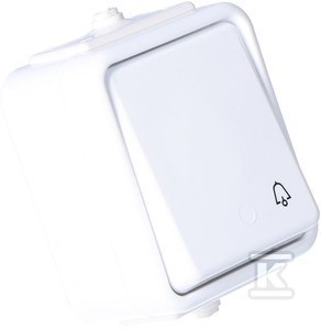 WNT-101C PRZY."DZWONEK" IP44 CEDAR BIAŁ SCHNEIDER ELECTRIC