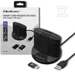 CZYT.CHIP KART ID SCR-0632, USB TYPU C QOLTEC