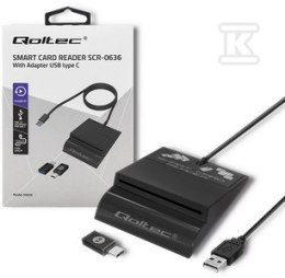CZYT.CHIP KART ID SCR-0636, USB TYPU C QOLTEC