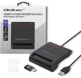 CZYT.CHIP KART ID, USB 2.0, P&P SCR-0642 QOLTEC