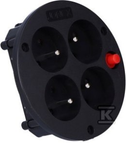 GDPN-GN.PRZEDŁUŻACZA 4X220V+TERMIK NOW ELEKTRO-PLAST OPATÓWEK