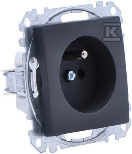 GN.1-KR.Z/U CZARNY ANTRACYT SEDNA DES SCHNEIDER ELECTRIC