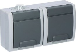 GN.2X2P+Z N/T IP55 SZARE AQUANT ELEKTRO-PLAST NASIELSK