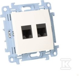 GN.2-KR.KOMP.RJ45 KAT6 BIAŁE SIMON10 KONTAKT-SIMON