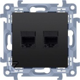 GN.2-KR.KOMP.RJ45 KAT6E CZARNY SIMON10 KONTAKT-SIMON