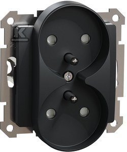 GN.2-KR.Z/U CZARNY ANTRACYT SEDNA DES SCHNEIDER ELECTRIC
