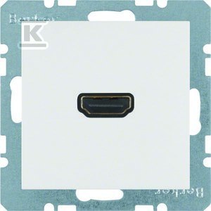 GN.HDMI PRZYŁ.90ST BIAŁE B.KWADRAT BERKER