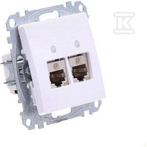 GN.KOMP.2XRJ45 6STP BIAŁY SEDNA DES SCHNEIDER ELECTRIC