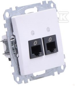 GN.KOMP.2XRJ45 6UTP BIAŁY SEDNA DES SCHNEIDER ELECTRIC