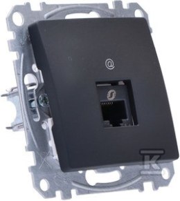 GN.KOMP.RJ45 5UTP CZARNY ANTRA.SEDNA DES SCHNEIDER ELECTRIC