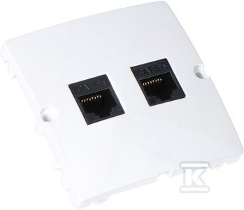 GN.KOMP.RJ45 PODW.5KAT.BIAŁE BMF52.02/1 KONTAKT-SIMON
