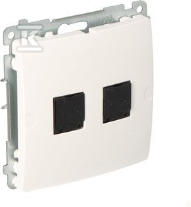 GN.KOMP.RJ45 PODW.6 KAT.BIAŁE BM62.01/1 KONTAKT-SIMON