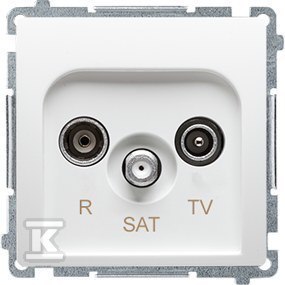 GN.RTV-SAT PRZEL.BIAŁE KONTAKT-SIMON
