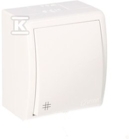 ŁĄCZ.KRZYŻOWY IP54 AQUARIUS BIAŁY KONTAKT-SIMON