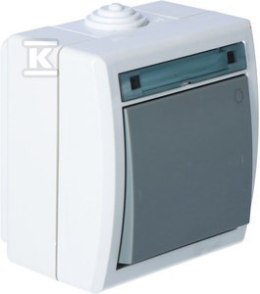 ŁĄCZ.ŚWIATŁO N/T IP55 SZARY AQUANT ELEKTRO-PLAST NASIELSK