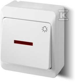ŁĄCZ.ŚWIATŁO PODŚ.N/T IP44 BIAŁY H ELEKTRO-PLAST NASIELSK
