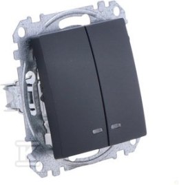 ŁĄCZ.ŚWIECZ.PODŚ.CZARNY ANTRA.SEDNA SCHNEIDER ELECTRIC