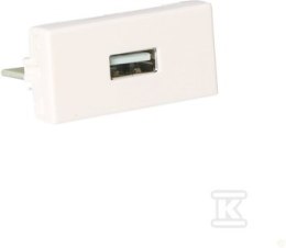 PŁYT.K45/2 USB 22,5X45 ŚRUB BIEL KONTAKT-SIMON