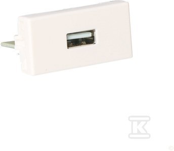 PŁYT.K45/2 USB 22,5X45 ŚRUB BIEL KONTAKT-SIMON