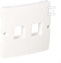 POKRYWA GN.2XRJ45 BIAŁ.BMGK1P/11 BASIC KONTAKT-SIMON