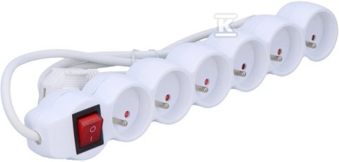 PRZEDŁ.6GN.Z/U BIAŁY 1,5M DPM