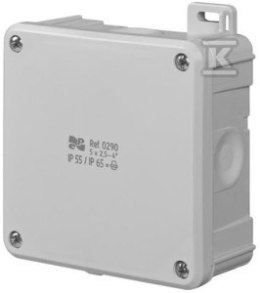 PUSZ.N/T IP55/65 WKŁ/DŁAW.98X98X46 SZA ELEKTRO-PLAST NASIELSK