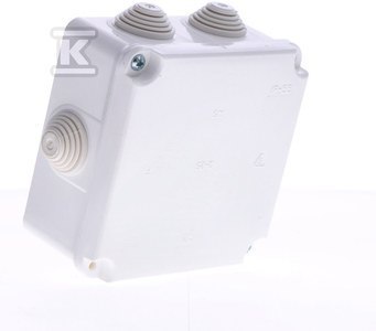PUSZ.N/T PK-2 118X118X60 B/WKŁ.IP55 ELEKTRO-PLAST NASIELSK