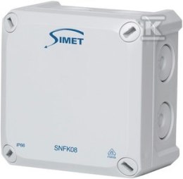 PUSZ.N/T SNFK08, 85X85X54, IP66 SZARY SIMET