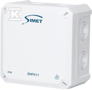 PUSZ.N/T SNFK11, 110X110X67, IP66 BIAŁY SIMET