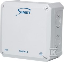 PUSZ.N/T SNFK14, 140X140X81, IP66 SZARY SIMET