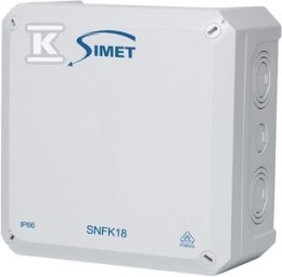 PUSZ.N/T SNFK18, 180X180X93, IP66 SZARY SIMET