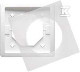 RAM.1-KR.IP44 BIAŁA BMR1B/11 KONTAKT-SIMON