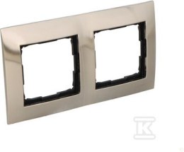 RAM.2-KR.METAL.INOX IP20/44 SIMON54 KONTAKT-SIMON