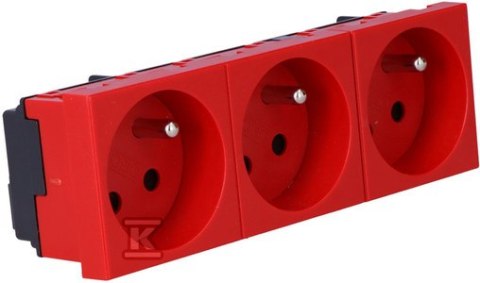 STD-F3K SRO3 GNIAZDO POTRÓJNE 33°, NF, OBO BETTERMANN