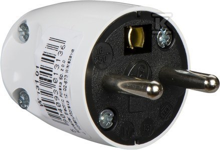 W-131 WTYCZKA PROSTA Z/U BIAŁA SCHNEIDER ELECTRIC