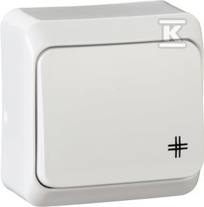 WNT-700P ŁĄCZ.1-BIEG.KRZYŻ. BIAŁY PR SCHNEIDER ELECTRIC