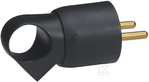 WTYCZKA 2P+Z 16A CZARNA Z UCHWYTEM LEGRAND