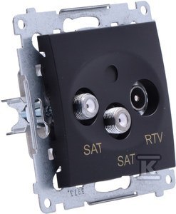GN.ANT.RTV-SAT-SAT CZARNY SIMON54 KONTAKT-SIMON