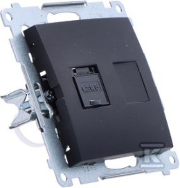 GN.KOMP.RJ45 KAT6 PRZES.CZARNY SIMON54 KONTAKT-SIMON