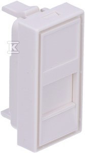 ADAPTER 1MOD PR.22,5X45 DO 1RJ45/1RJ12 EMITER