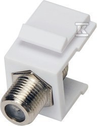 ADAPTER TYPU KEYSTONE ZE ZŁĄCZEM F A-LAN