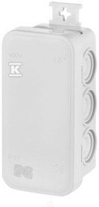 E10 PUSZ.N/T 45X90X39 10 MEMB.SZARY IP55 ELEKTRO-PLAST NASIELSK
