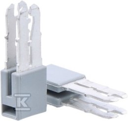 MOSTEK POPRZECZNY 2,5 MM2 SZARY WAGO