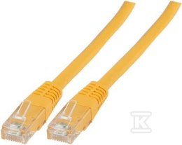 PATCHCORD RJ45 U/UTP 6 PVC CCA ŻÓŁ 1 SECURITYNET